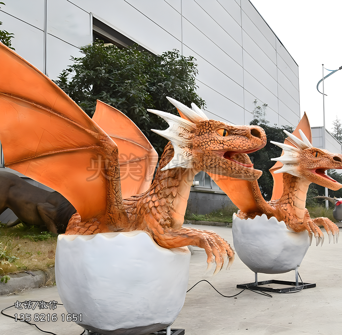 玻璃鋼小恐龍雕塑