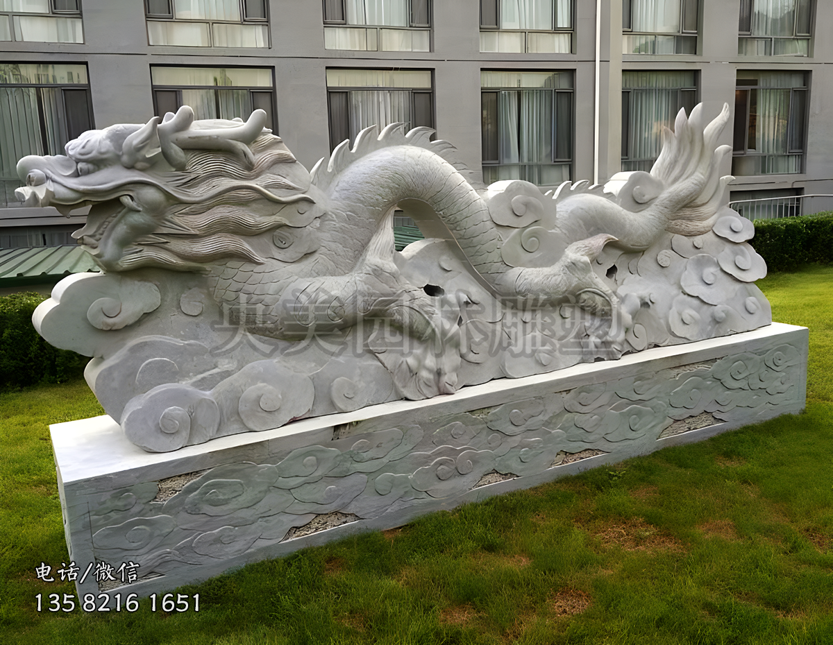 石雕龍景觀雕塑