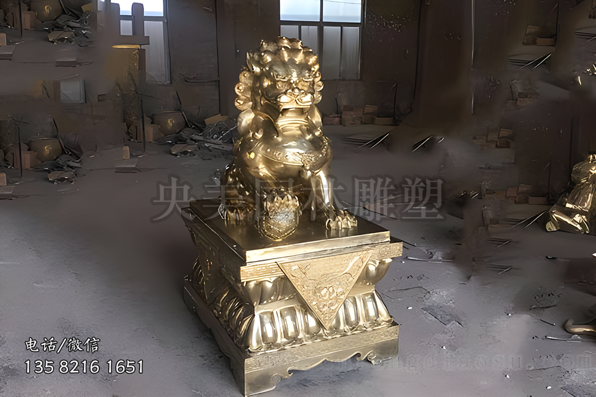 天安門銅獅子雕塑