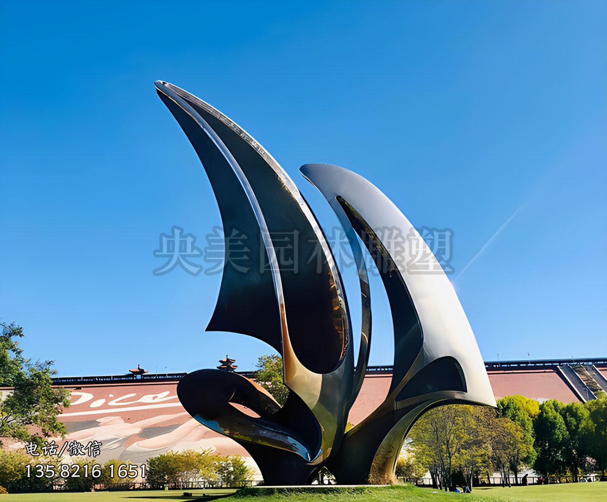 船帆造型景觀雕塑